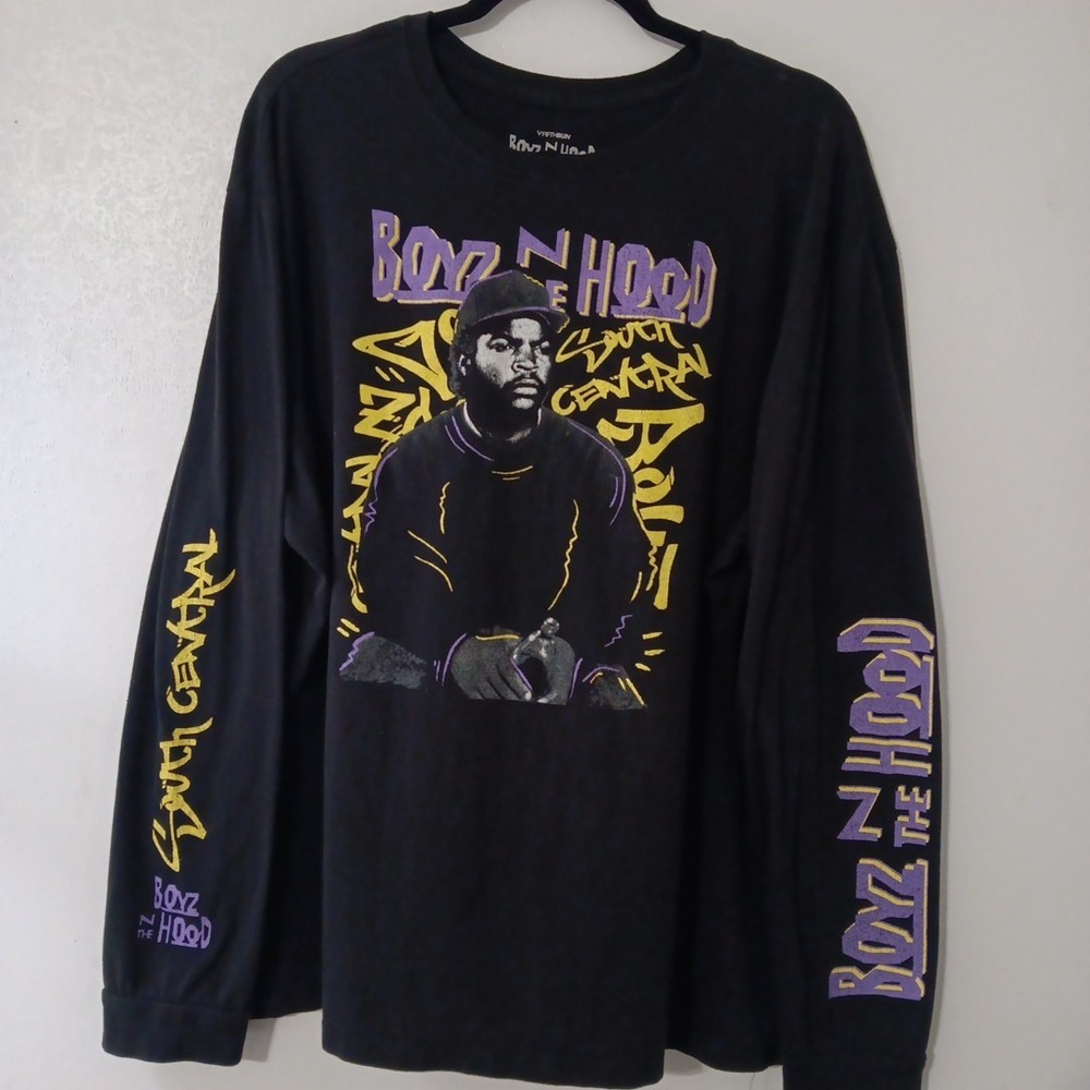 Fifth Sun -Boys in the Hood- Long Sleeve T-Shirt  Sz 2XL Black‎